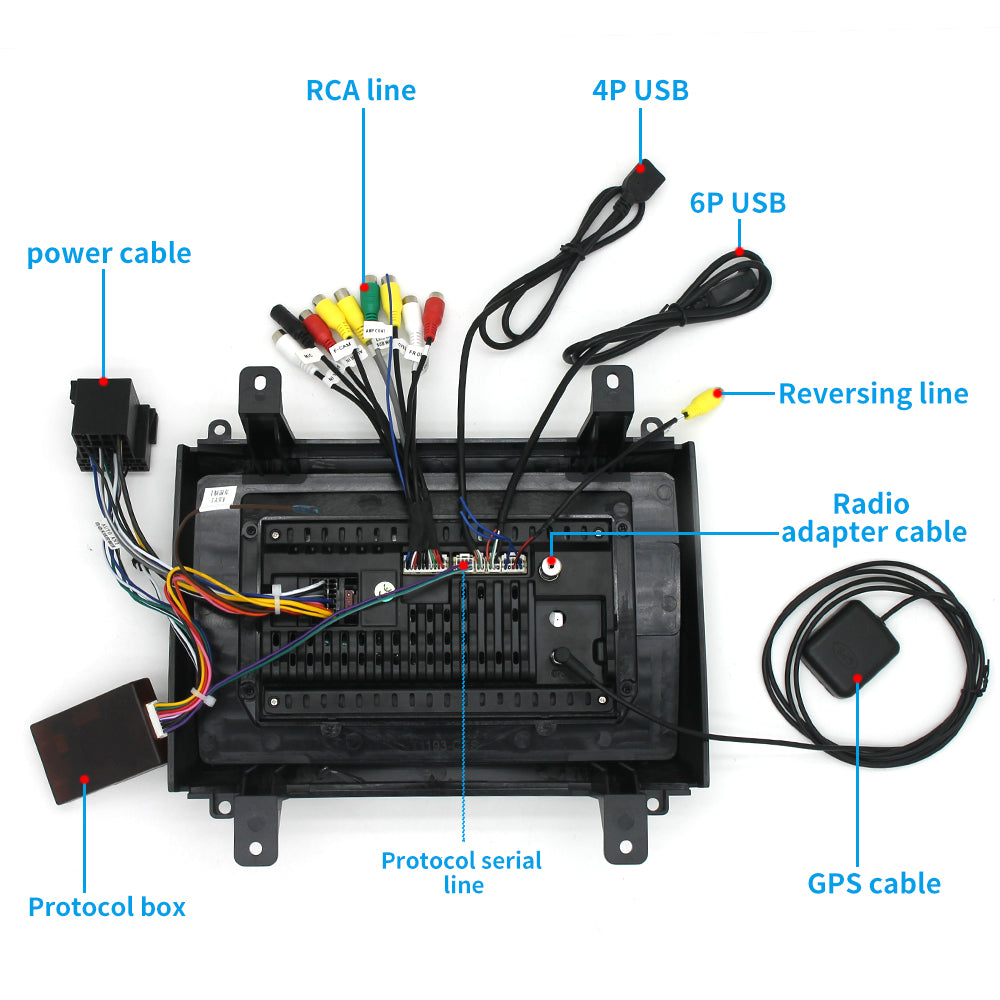 QLED 8core CPU for Cadillac CTS SRX Radio Upgrade 2003-2007,Android Stereo Navigation System Replacement,Steering Wheel Control,9inch 1280 * 720 IPS Screen,Support Carplay and Android Auto