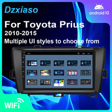 Load image into Gallery viewer, Android 10 Radio for Toyota Prius 2010-2015 9inch IPS Touch Screen GPS Navigation Wireless Carplay 4G LTE Bluetooth WiFi Free Rear Camera